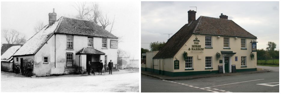 Horse and Harrow 3 Then and Now